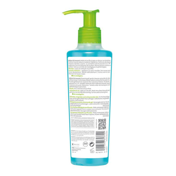 Sebium Gel Moussant Cleansing Gel Face Wash 200ml