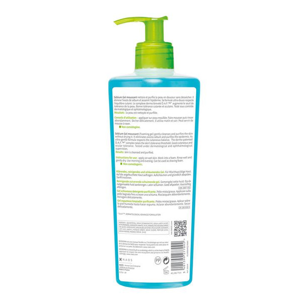 Sebium Gel Moussant Cleansing Gel Body Wash 500ml