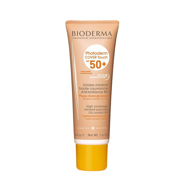 Bioderma Photoderm COVER Touch SPF 50+ Mineral Sun Cream Golden Tint 40g