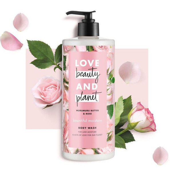 Bountiful Moisture Shower Gel Body Wash Murumuru Butter & Rose 400ml