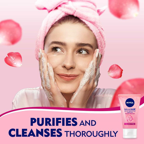 Rose Care Micellar Face Wash Organic Rose Water 150ml