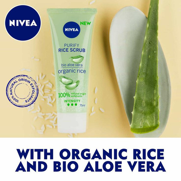 Purifying Rice Face Scrub Bio Aloe Vera 75ml