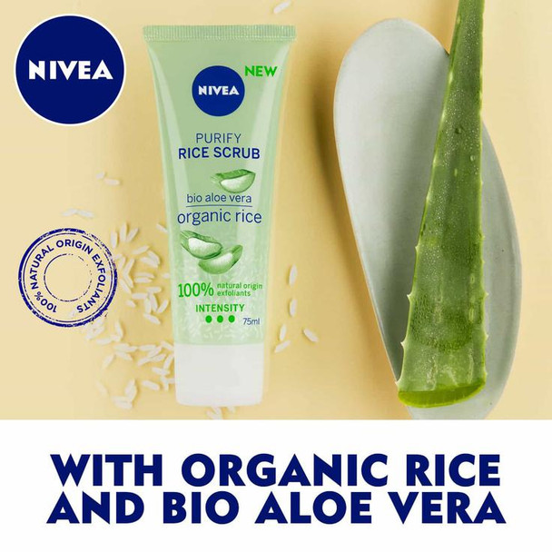 Purifying Rice Face Scrub Bio Aloe Vera 75ml