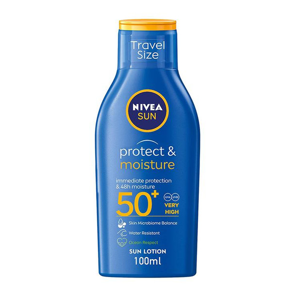 Sun Protect & Moisture SPF50+ Sun Lotion Travel Size 100ml