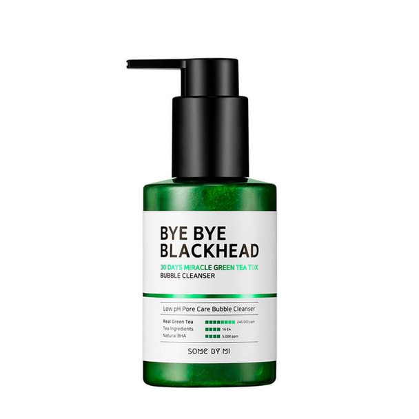 Bye Bye Blackhead 30 Days Miracle Exfoliating Bubble Foam Cleanser Green Tea Tox 120g