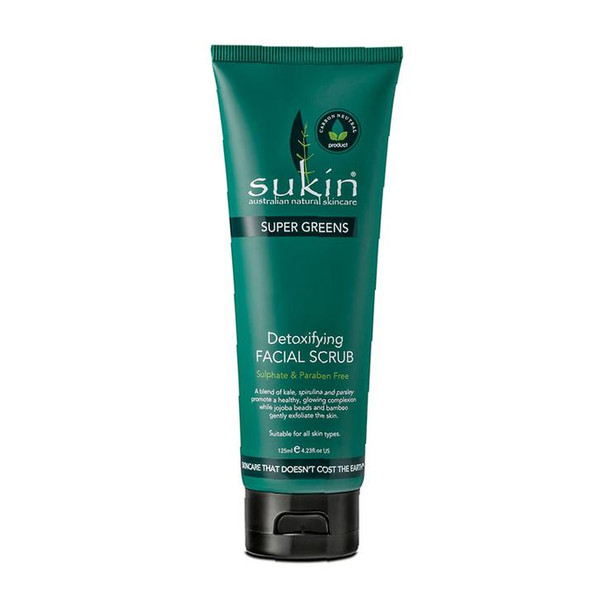 Detoxifying Facial Exfoliating Scrub Super Greens 125ml