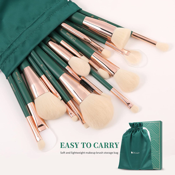 DUcare Professional Makeup Brushes +Makeup Brush Solid Soap Cleanser