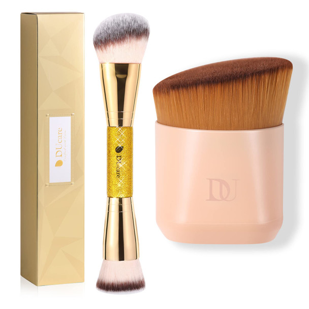 DUcare Foundation Makeup Brush Double Ended Contour Makeup Brushes