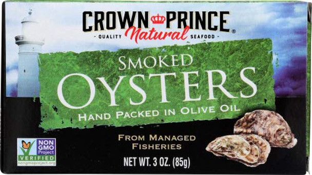 Crown Prince Oyster Smoked Olive Oil 3 OZ (Pack of 6)