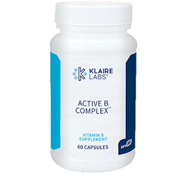 Klaire Labs- Klaire Labs Active B Complex 60 Caps