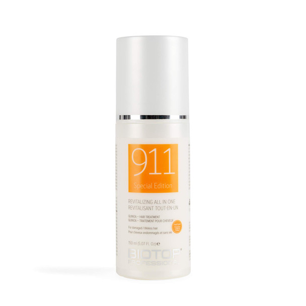 911 Quinoa All In One Leave-In Hair Treatment for Dry, Lifeless, and Damaged Hair 5.1 fl oz Biotop Professional