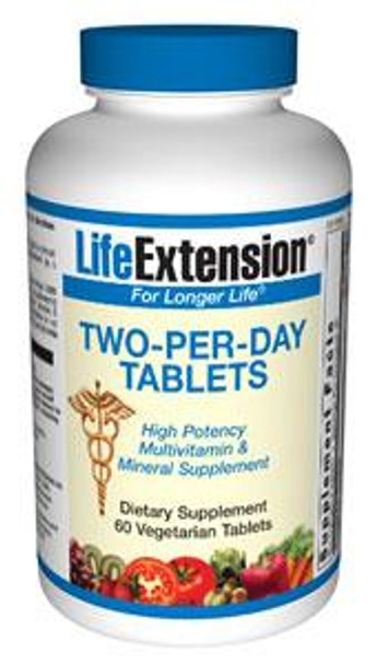 Life Extension Two-Per-Day Tabs 60 Vege Tabs-1656660882