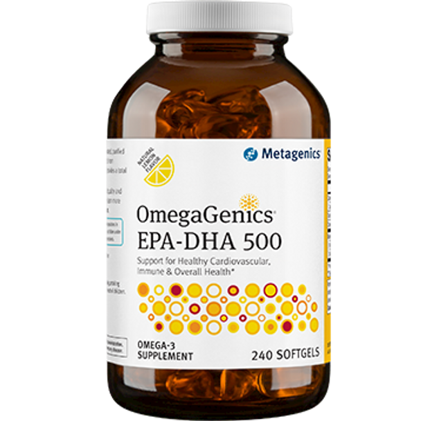 Metagenics- OmegaGenics EPA-DHA 500 Lemon 240 gels Metagenics- OmegaGenics EPA-DHA 500 Lemon 240 gels
