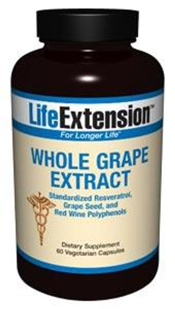 Life Extension Whole Grape Extract 60 Vegecaps