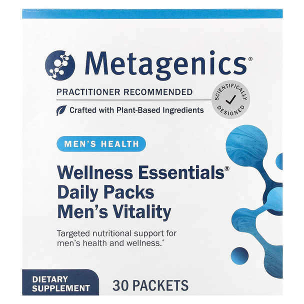 Metagenics Wellness Essentials Daily Packs Men's Vitality 30 Packets