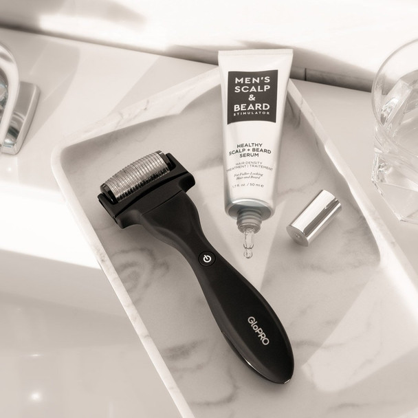 BeautyBio Mens Scalp & Beard Stimulator Set