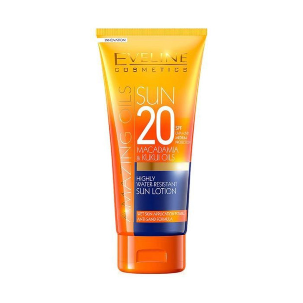 Eveline Amazing Oils Highly Water-Resistant Sun lotion Spf 20 200 ml