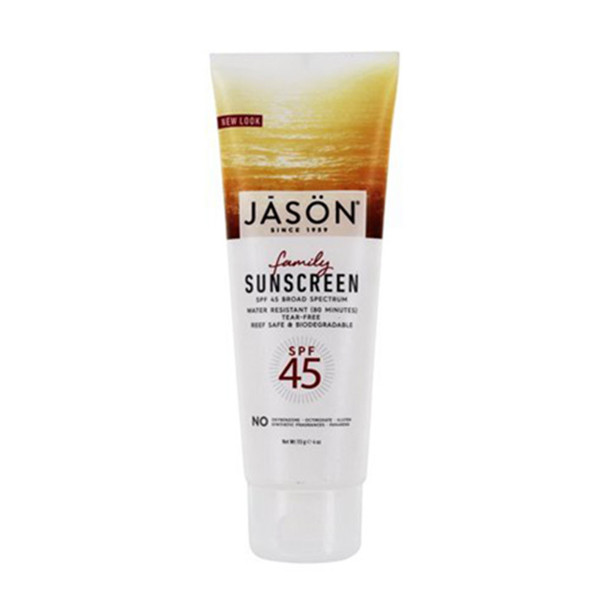 Jason Family Natural Sunscreen SPF 45 4 oz