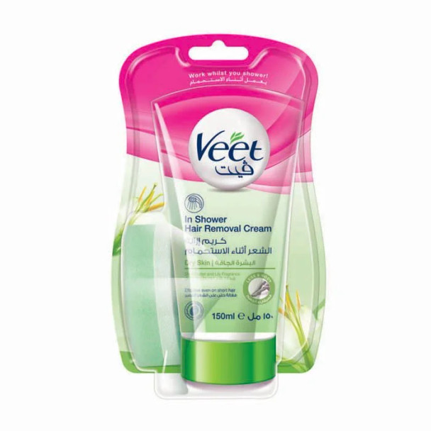 Veet Hair Removal In Shower Cream For Dry Skin