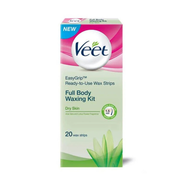 Veet Hair Remover Cold Wax Strips Dry Skin 20's