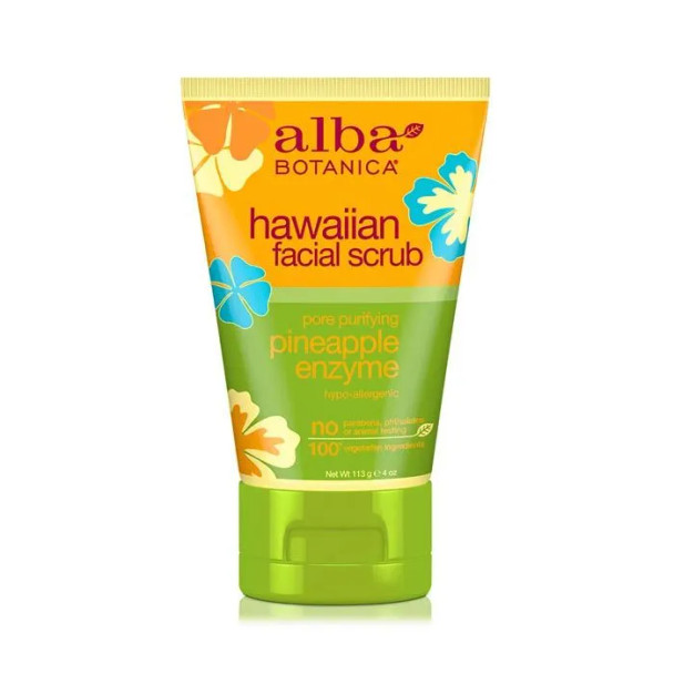 Alba Hawaiian Pineapple Enzyme Facial Scrub 4 Oz