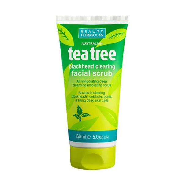 Beauty Formulas Tea Tree Facial Scrub 150 ml