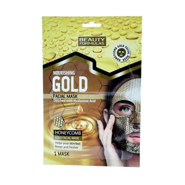 Beauty Formulas Gold Nourishing Honeycomb Mask 1's Pack