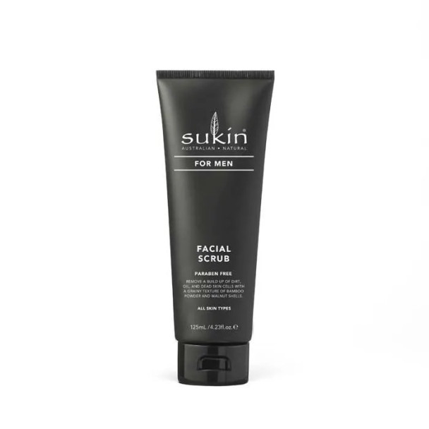 Sukin Mens Facial Scrub 125 ml