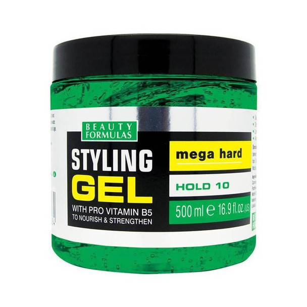 Beauty Formulas Styling Gel 500 ml Mega Hard (Green)