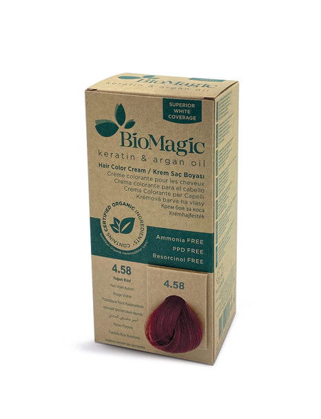 Biomagic Hair Color C K 4/58 Red Violet Auburn Biomagic Hair Color C K 4/58 Red Violet Auburn