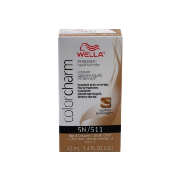 Wella Color Charm Liquid Haircolor 511/5N Light Brown, 1.4 oz