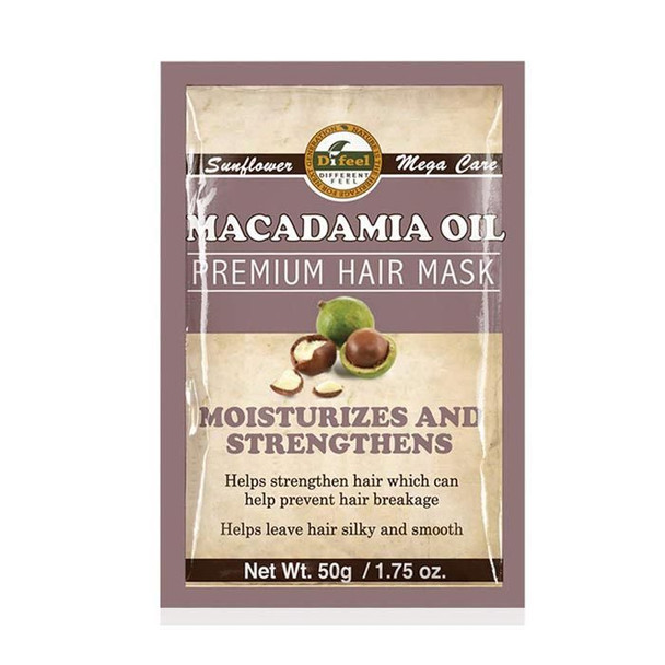 Difeel Premium Hair Mask Macadamia Oil 50g Pack