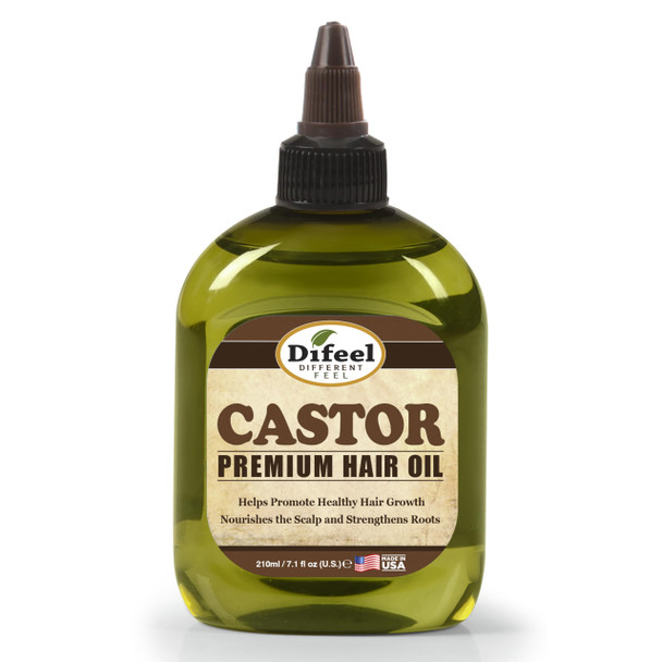 Difeel Premium Natural Hair Oil - Castor Oil 7.1 oz.