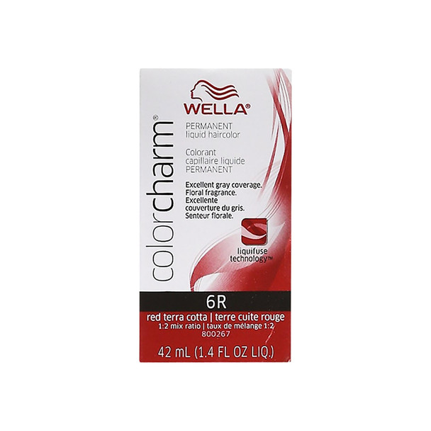 Wella Color Charm Liquid Haircolor 6r Red Terra Cotta, 1.4 oz