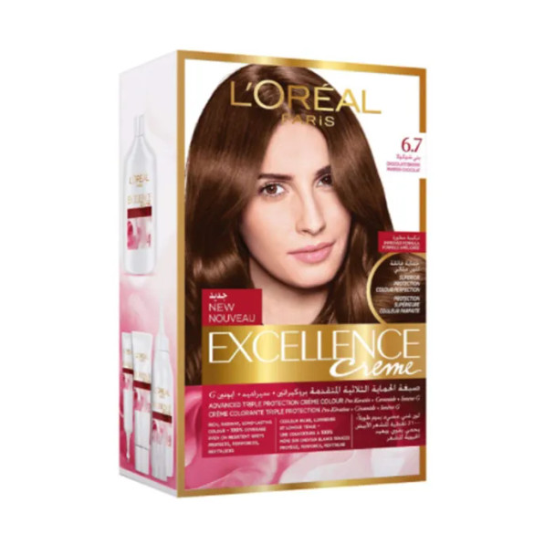 Loreal Excellence Cream 6.7 Chocolate Brown