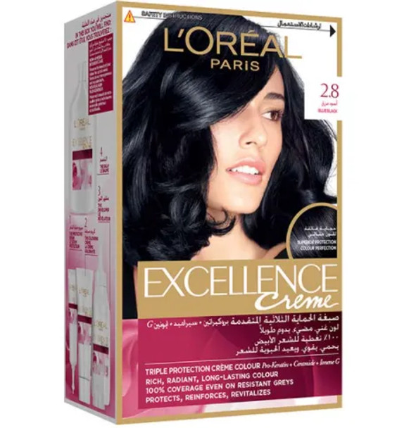 Loreal Excellence Cream 2.8 Blue Black