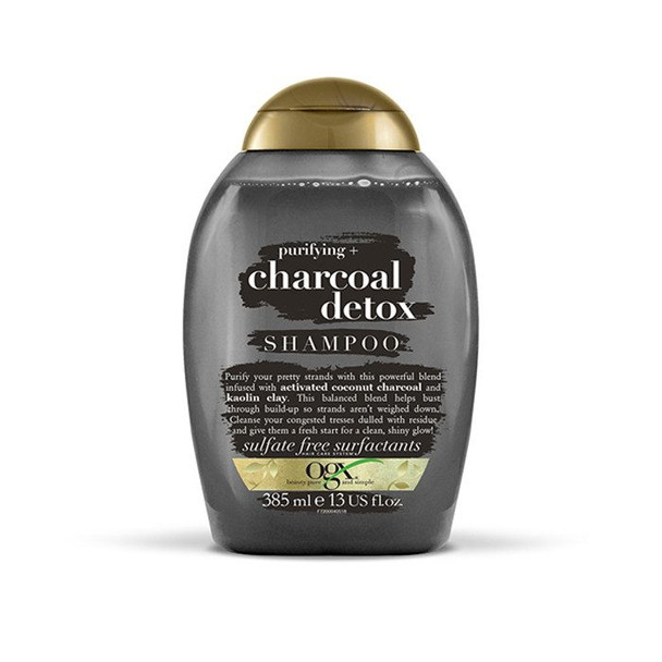 Ogx Purifying + Charcoal Detox Shampoo 385 ml