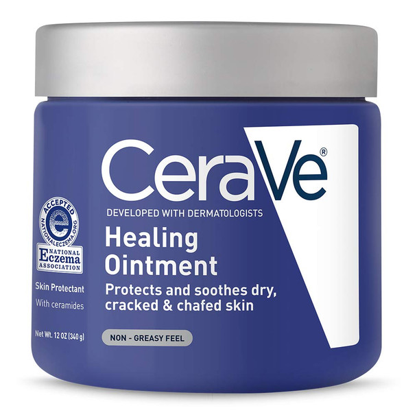 CeraVe Healing Ointment, 12 Ounce, Cracked Skin Repair Skin Protectant