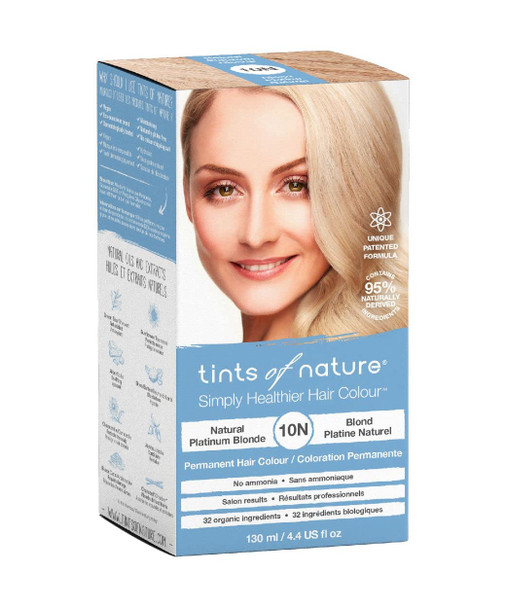 Tints Of Nature Permanent Hair Color- 10N Natural Platinum Blonde