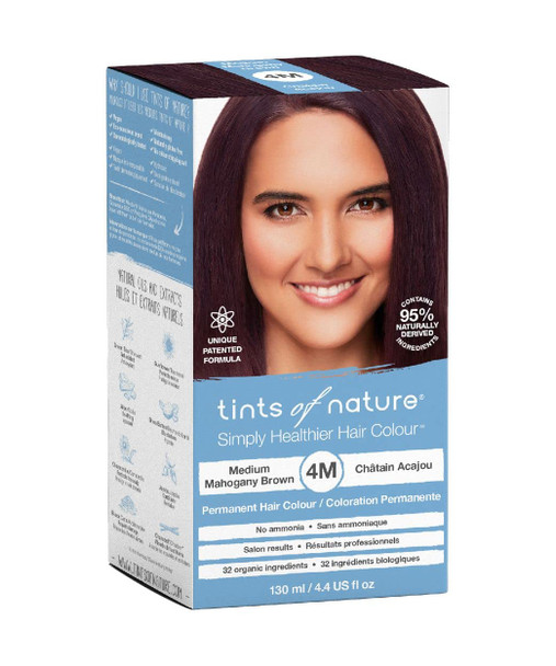 Tints Of Nature Permanent Hair Color- 4M Medium Mahogany Brown