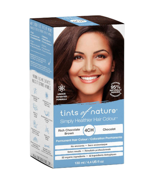 Tints Of Nature Permanent Hair Color - 4Ch Rich Chocolate Brown