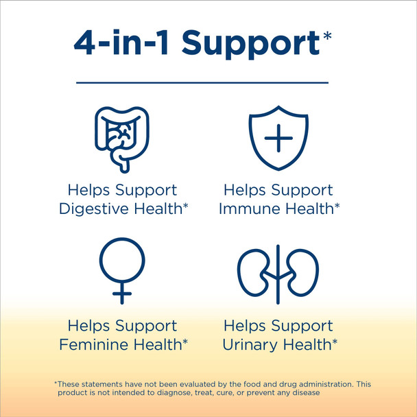 ReLife Womens Probiotic  Ultimate Flora Probiotic Womens Care Shelf Stable Probiotic Supplement  25 Billion  30 Vegetable Capsules