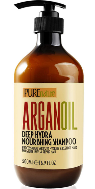 Moroccan Argan Oil Shampoo and Two Conditioners SLS Sulfate Free  Best for Damaged Dry Curly or Frizzy Hair  Thickening for Fine/Thin Hair Safe for Color and Keratin Treated Hair