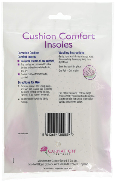 Carnation Insoles Cushion Comfort