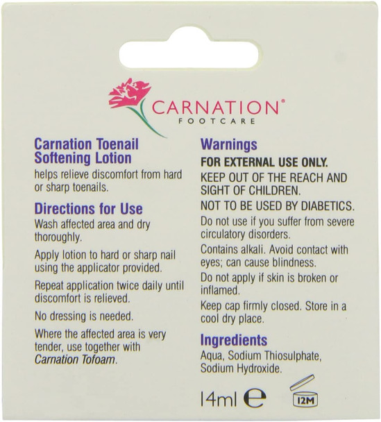 Carnation Toenail Softening Lotion 14ml