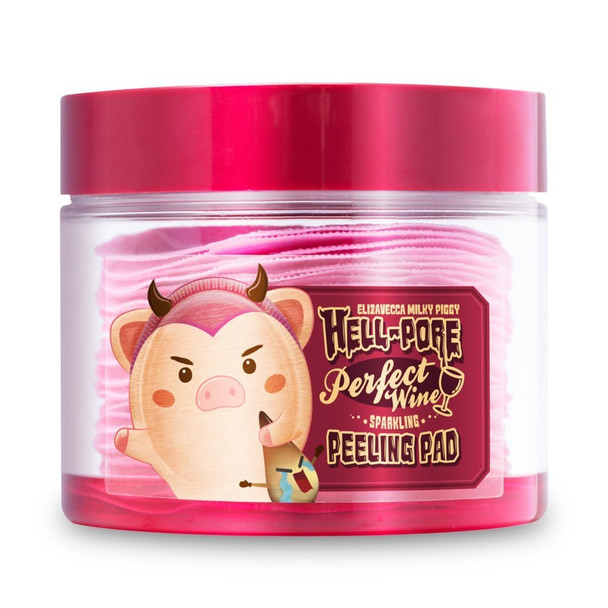 Elizavecca Milky Piggy HellPore Perfect Wine Sparkling Peeling Pad