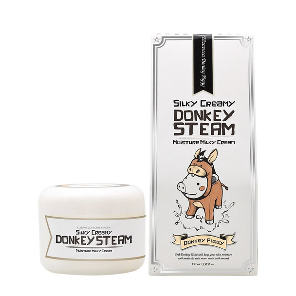 Elizavecca Silky Creamy Donkey Steam Moisture Milky Cream 3.4 Ounce