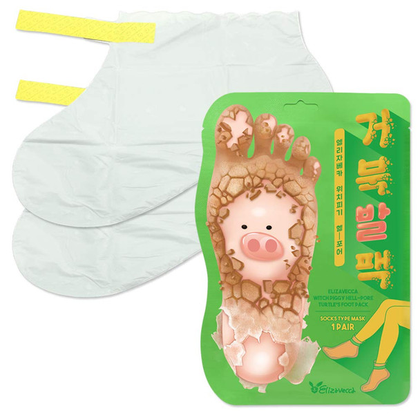 Elizavecca/Foot Peel /1 Foot Pack 2 Pairs Foot Mask  Boots for Exfoliating/foot pack review/foot pack before and after