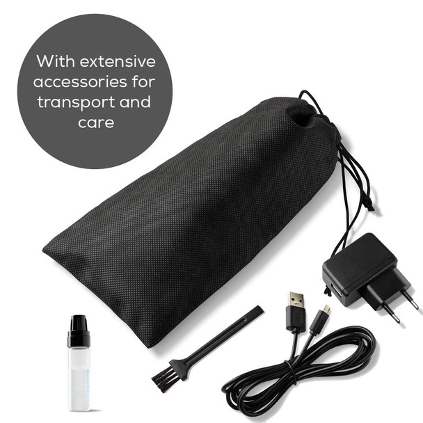 Beurer HR 4000 Beard Styler Beard Trimmer with 4 Attachments for Trimming and Shaving with Stainless Steel Blade LiIon Battery and Quick Charge Function