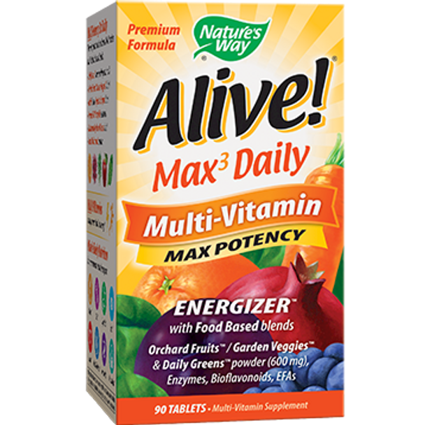 Natures Way Alive Max3 Daily MultiVitamin 90 tabs